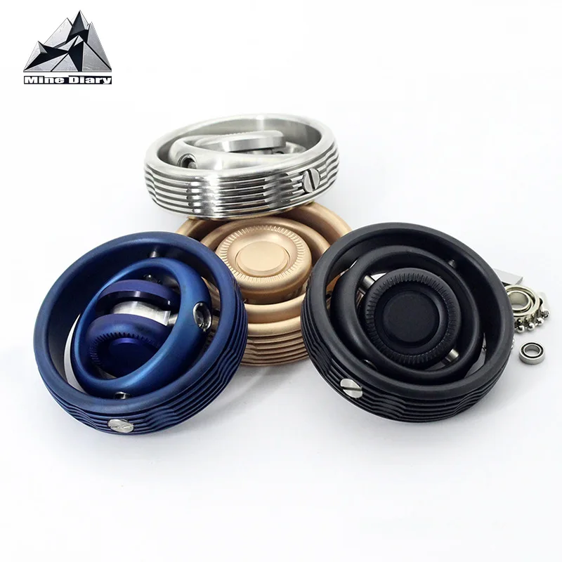 Nuovo giroscopio in metallo EDC giroscopio con punta delle dita giocattolo antistress per adulti antistress ansia gadget antistress regalo per ragazzo fresco