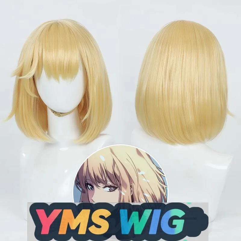 

【YMS WIG】Аниме I Am Alone Upgrading Che Hui Ren Che Hui Yi Косплей Парик Золотой Блондин Боб
