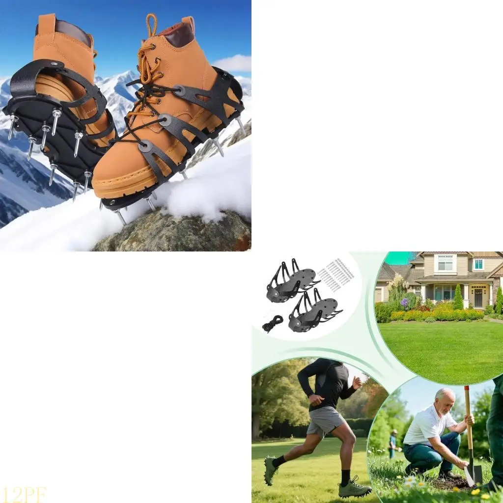 

12PF Professional Soil Loosening Cleats With Reinforced Heel Support Suitable For Golf Courses Wet Paint Surfaces