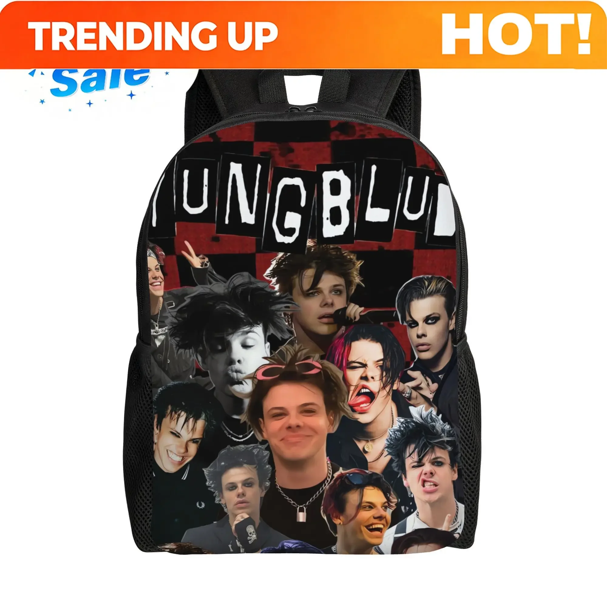 Custom Bag Yungblud Classic Single Layer Backpack - Stylish Compact Travel Backpack With Spacious Main Compartme