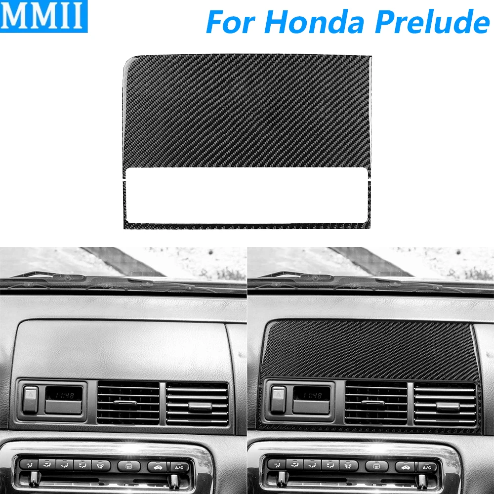

For Honda Prelude 1997-2001 Carbon Fiber Central Control Air Conditioning Vent Outlet Panel Cover Trim Car Accessories Sticker