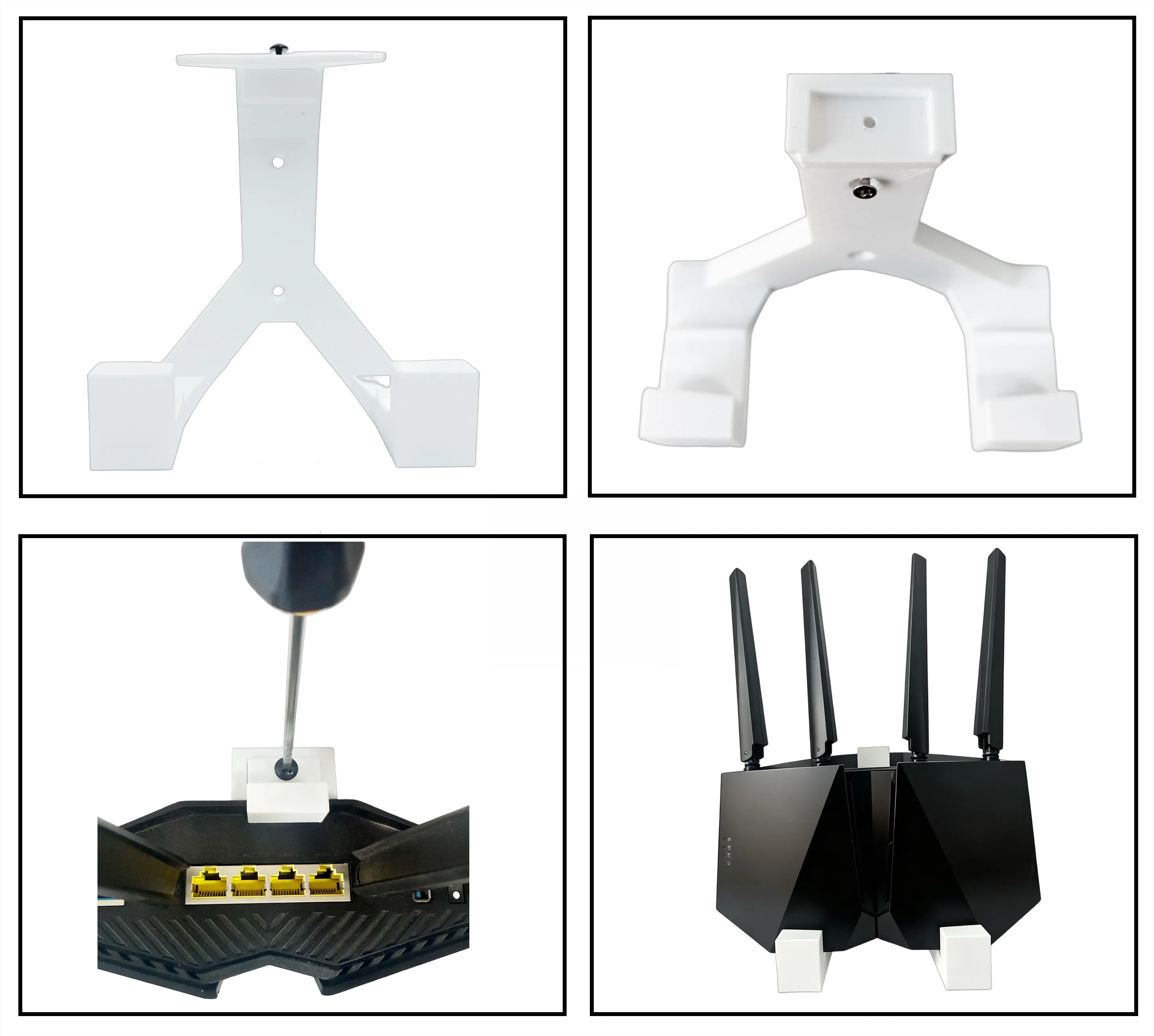 Brand New Frame router Wall Mount for ASUS RT-AX82U Router Wall/ceiling Mount Bracket