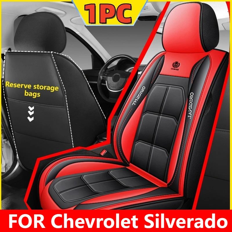 

Car seat cover waterproof artificial leather soft and comfortable full wrap muscle seat cover FOR Chevrolet Silverado