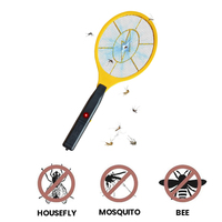 Electric Fly Swatter Bug Zapper Battery Operated Flies Killer Indoor & Outdoor Pest Control Mosquito and Insect Catcher Racket