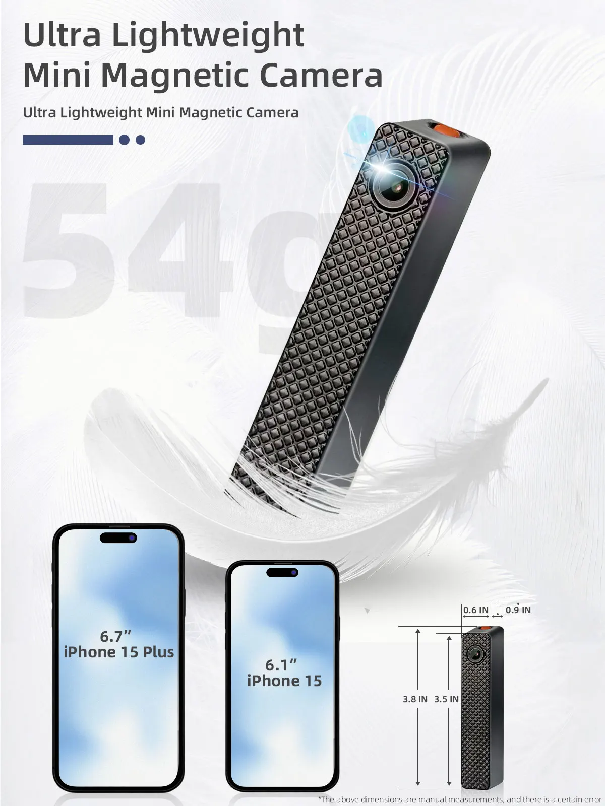 كاميرا الحركة VSYS 1080P 360 °   كاميرا بانورامية على الصدر يرتدي مسجل دراجة نارية مغناطيسي كاميرا مضادة للاهتزاز