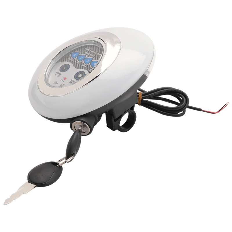 

BB-3 In1 LED Headlight Electric Bike Scooter Frontlight Light Horn Lock Instrument Panel Horn Instrument Headlight