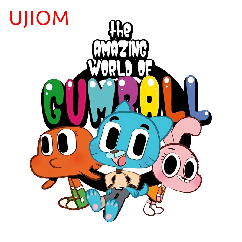 UJIOM For Gumball Mirror Wall Stickers Cool Skateboard Kitchens Accessories Decal Creative Personality Amusing Wallpapers