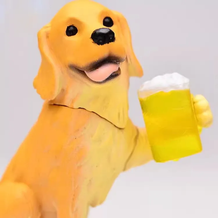 Pequeños animales en el cóctel 3 Gashapon - Figuras de gatitos borrachos - Juguetes coleccionables hechos a mano