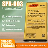 Batería de repuesto de litio recargable SPR-003, 3,7 V, 2200mah, para Nintendo 3DSLL 3DSXL, nuevo, 3DSLL, nueva consola de juegos 3DSXL