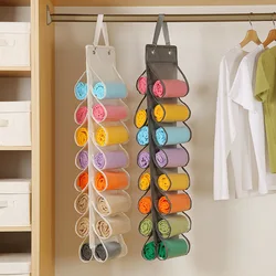 1PC Legging Storage Bag Storage Hanger Can Holds 16/26 Leggings or Shirts Jeans Compartment Storage Hanger