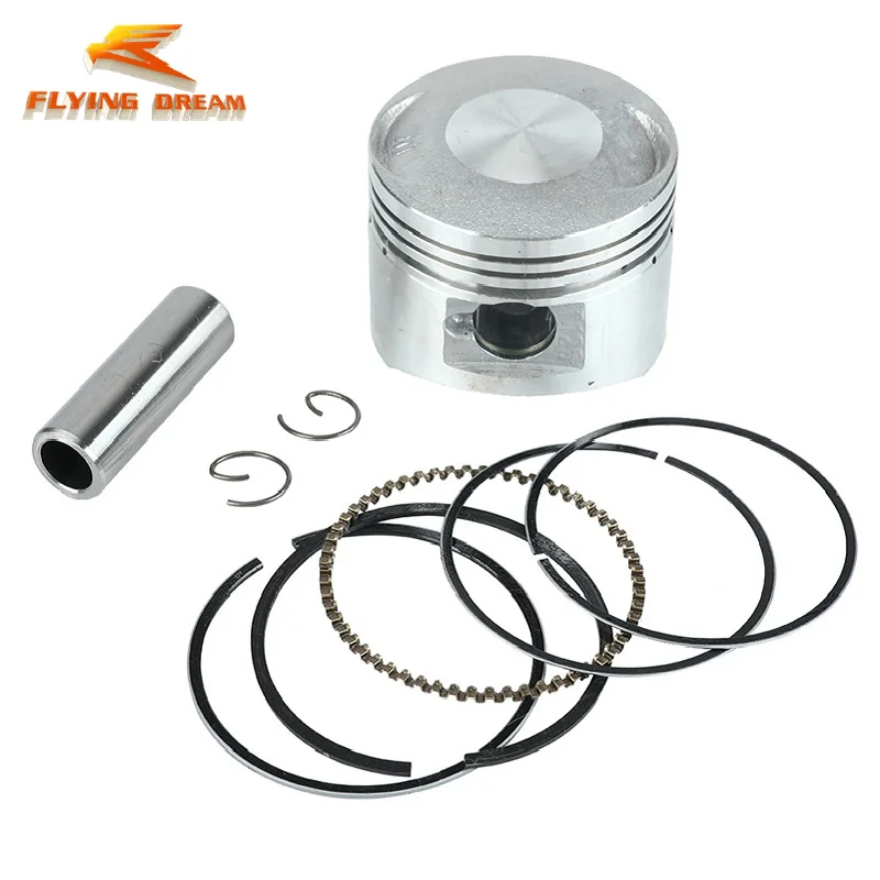 Original LF125 LF120 Piston Set 52.4mm 14mm Pin For Lifan 125cc 120cc 1P52FMI Horizontal Engine Dirt Pit Bike ATV