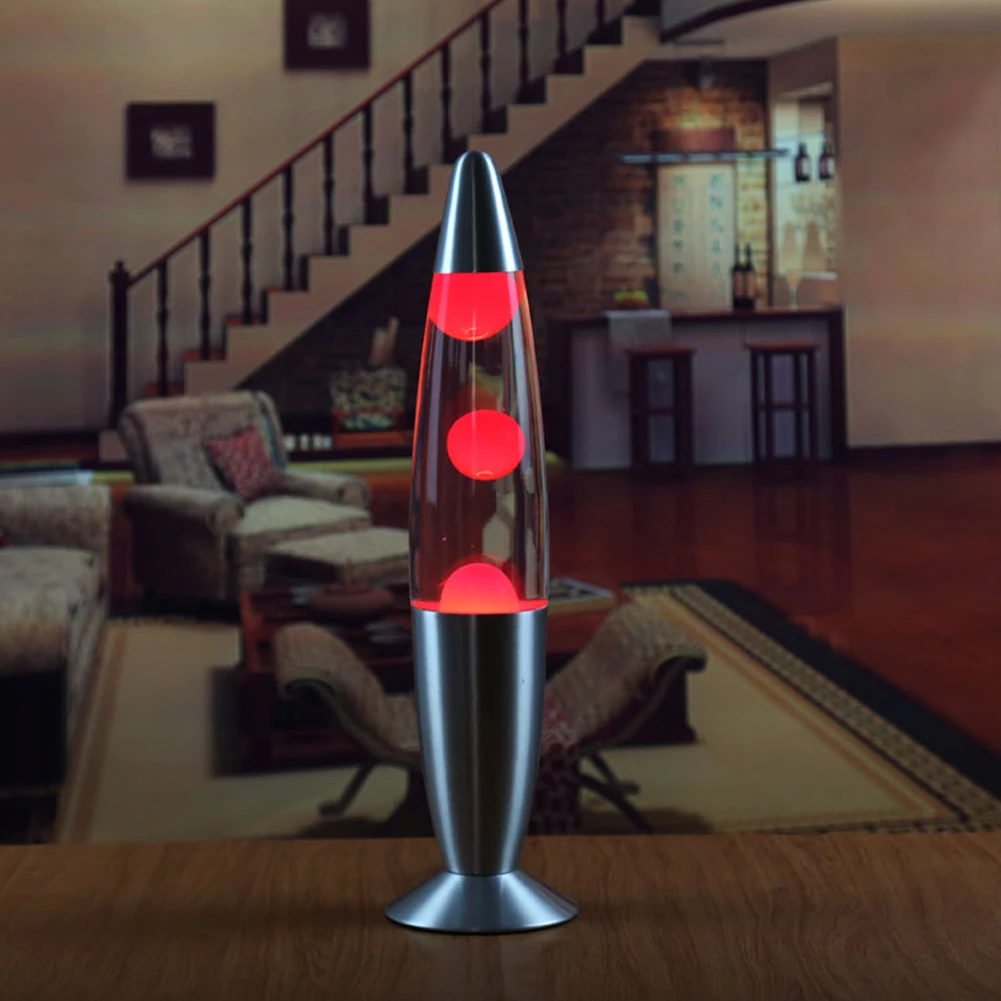 Metalen Basis Wax Lava Lamp Nachtlampje Kwal Led Licht Aluminium Lamp Voor Baby Kids Bed Decor Verjaardagscadeau