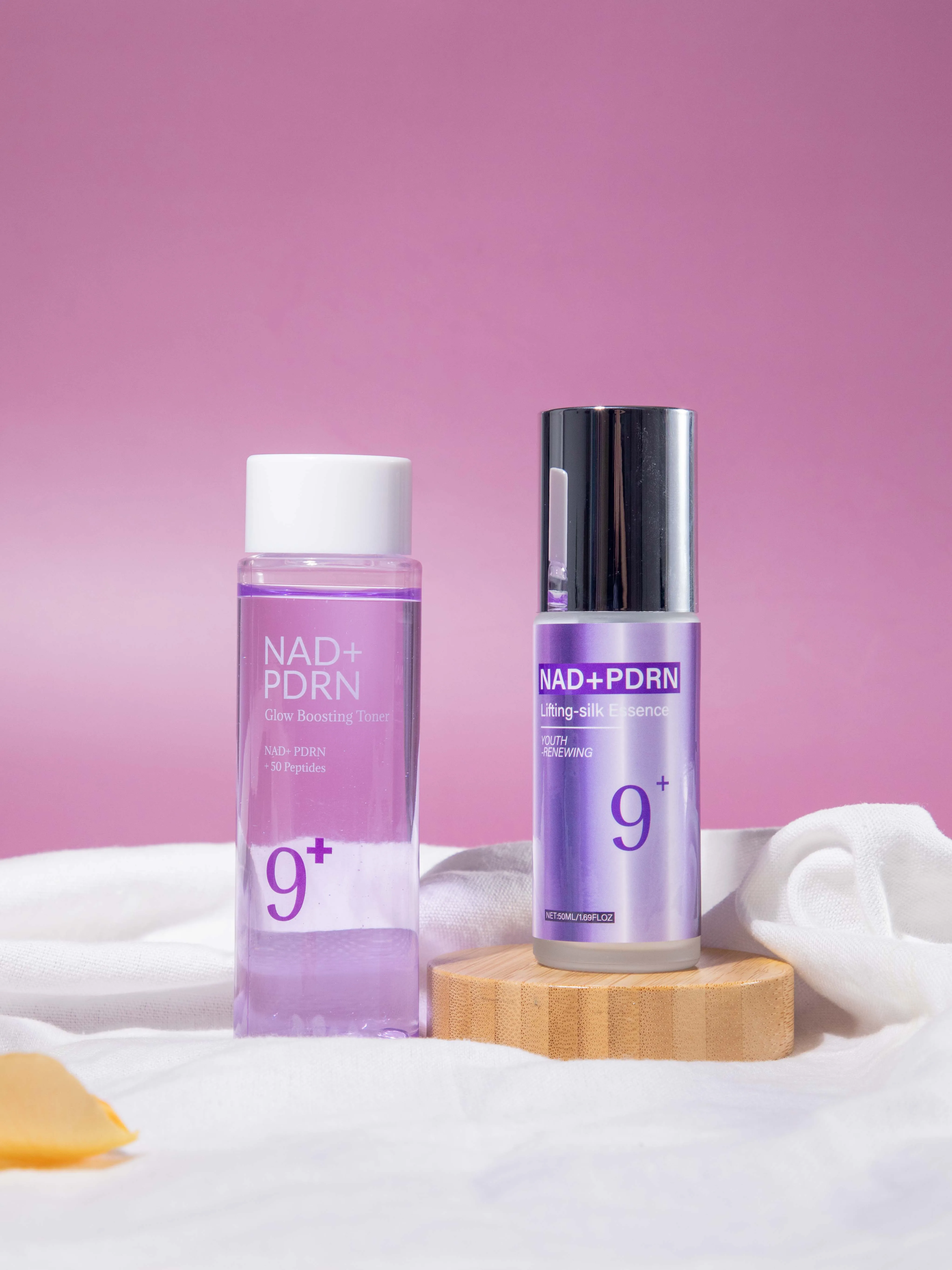 9+ NAD+ PDRN Lifting-Sil Essenz für Frauen Straffend, Feine Linien Reduzierend NAD+ Serum & Toner zur Hautaufhellung 50ML – Detail 3