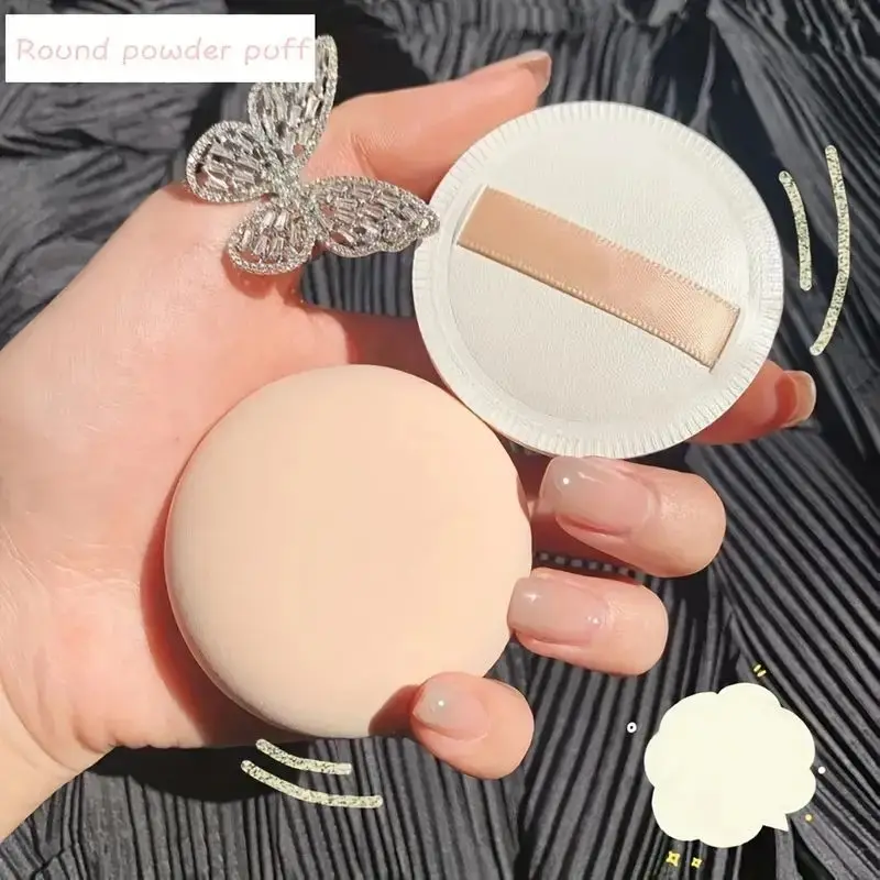 2 Stuks Roze Suikerspin Luchtkussen Poederdons Voor Zowel Droog Als Nat Gebruik