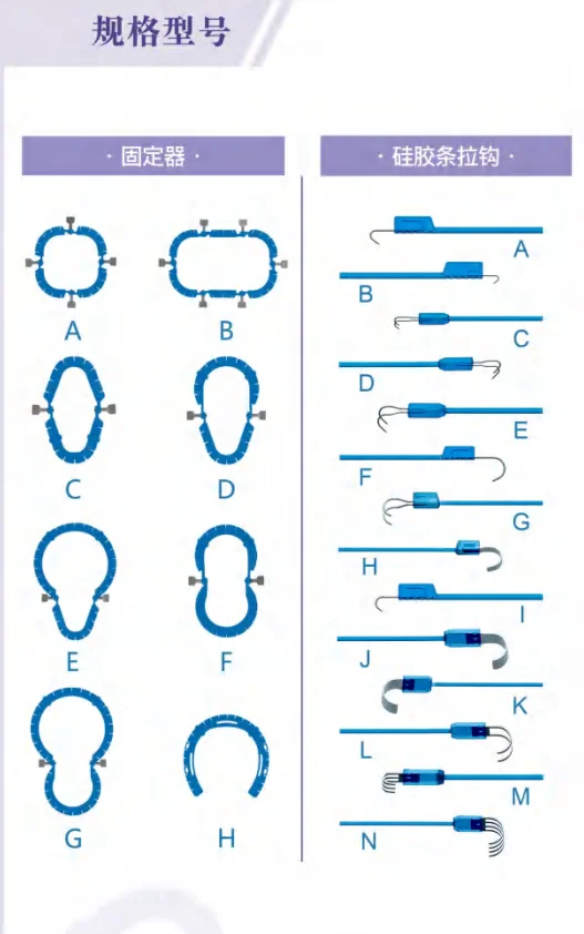 2026 Disposable Surgical Retractor, Saison Disc-Type Skin Ring Retractor Silicone Strip Hooks for Various Surgical