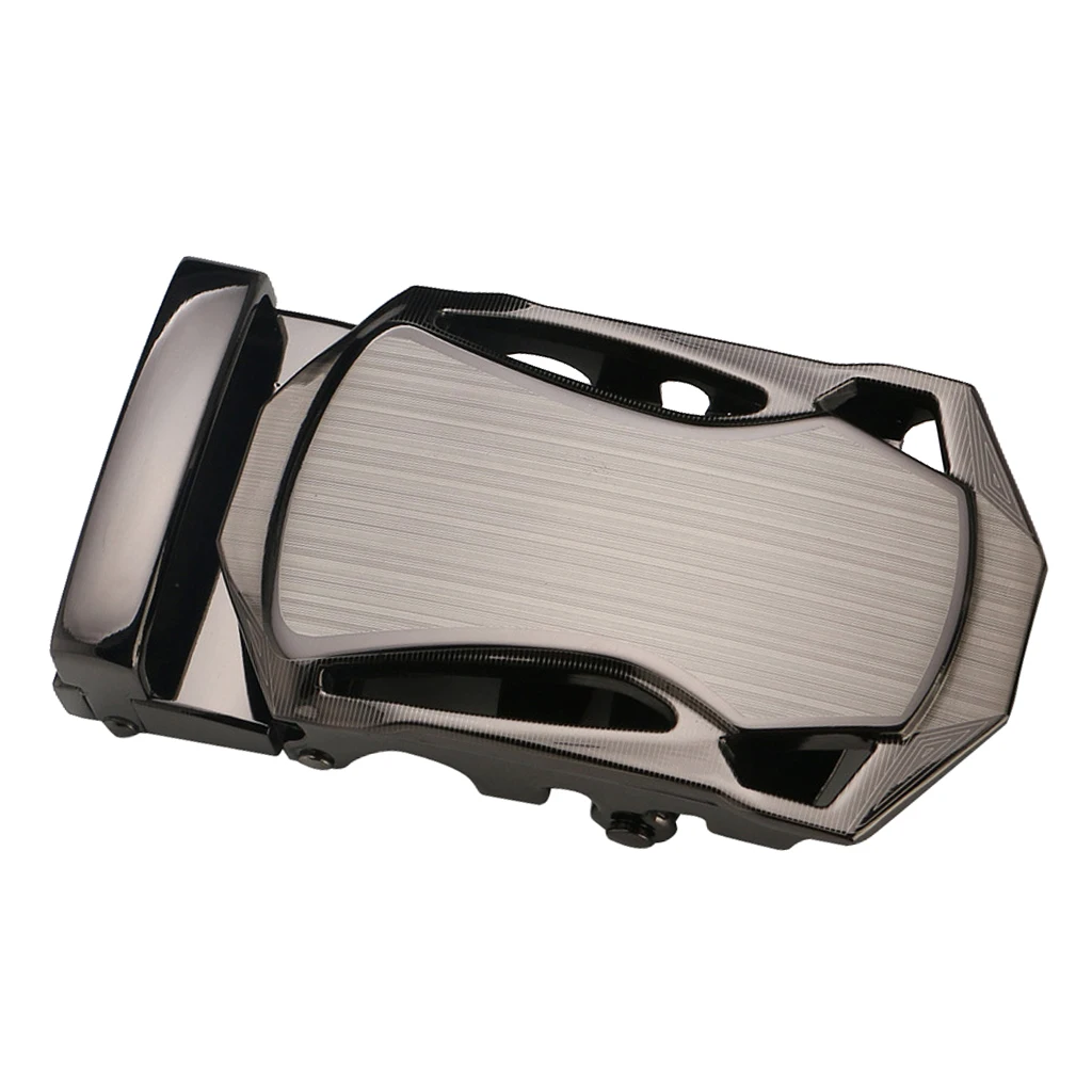 Fivelas de cinto retangulares de metal de substituição com fivela deslizante automática masculina, 1, conforme descrito