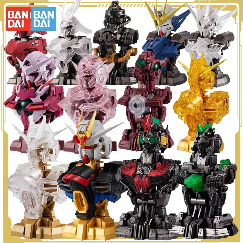 

Bandai оригинальная аниме-фигурка Gashapon GUNDAM MS Attack The Free Form 2, светящаяся бюст, экшн-фигурка, игрушки для мальчиков и девочек, детский подарок