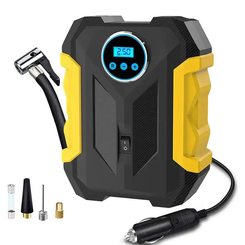 

Мини-автомобильный воздушный насос высокой мощности 12 В - многофункциональный электрический воздушный насос высокого давления для небольших автомобилей