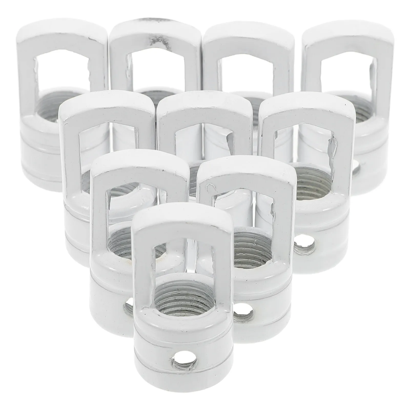 10pcs Heavy-Duty Metal Swag Ceiling Hooks for Chandeliers, Pendant Lights & Vintage Lamps – Easy Installation