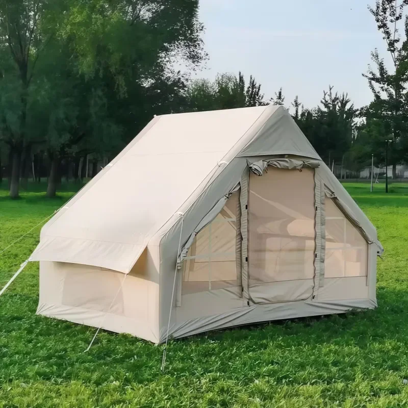 Factory Direct Large Inflatable Camping Tent Sun Shade Shelter Waterproof Windproof Automatic Opening Oxford PVC Material