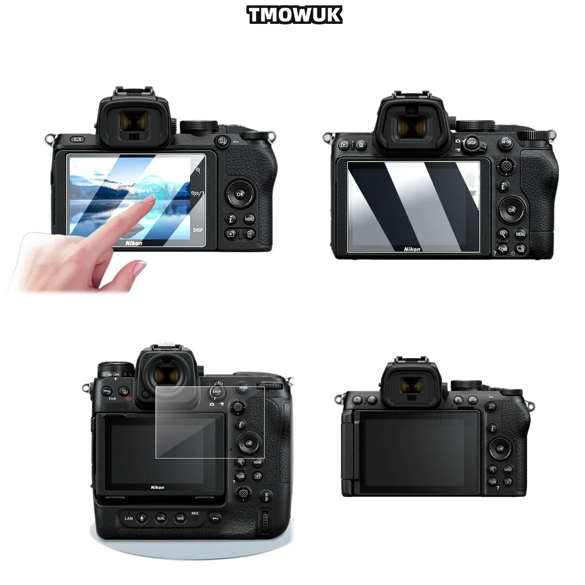 For Nikon Z50 4K HD Tempered Glass - 9H Anti-Scratch Privacy Film With Anti-UV Coating For Daylight
