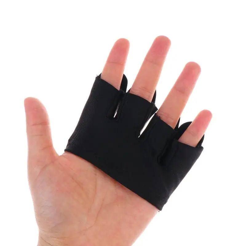 【IIOO】1Pair Gym Fitness Half Finger Gloves Men Women For Workout Glove Power Weight Lifting Bodybuilding Hand Protector