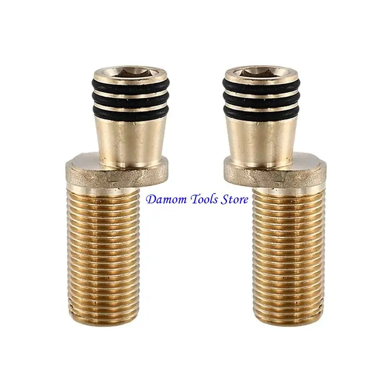 57BE 2PCS Powerful Mixture Shower Arm Fittings Against Oxidation Wall Mounted Brackets Easy Assembly Bathroom Hardware