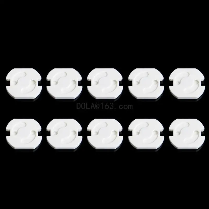 10pcs Mains Plug Socket Cover White Baby Safety Proof Socket Lid Baby Socket Covers  Child Safety Plug Guard Protector