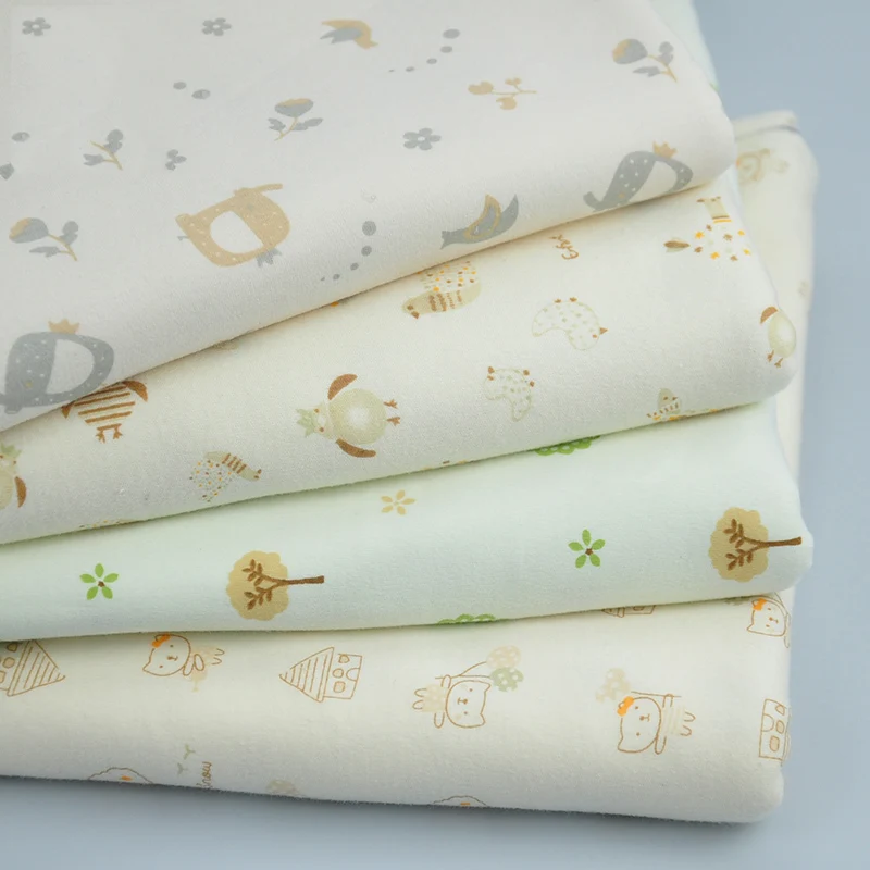 Stretchy Cotton Jersey Fabric For Baby underwear bottoming shirt Cloth Sewing Material 50*185cm