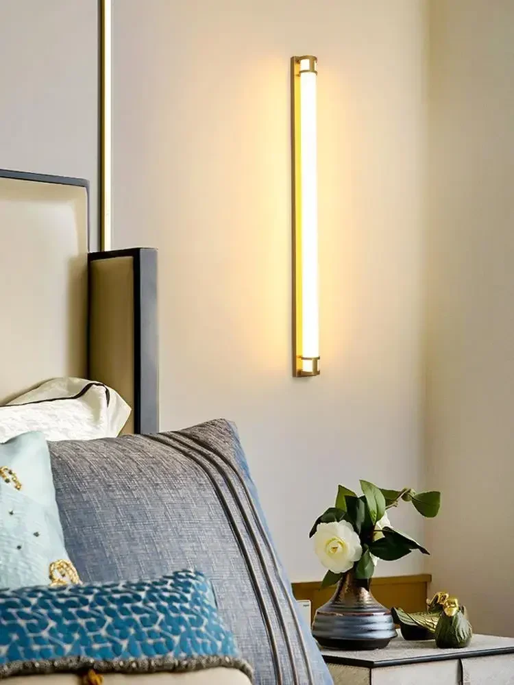 2021 جديد في الهواء الطلق الجدار مصباح إضاءة مقاومة للماء أضواء طويلة حديقة فيلا الشرفة الشمعدان ضوء الذهب الأسود 110 فولت 220 فولت الشمعدان الإنارة #3