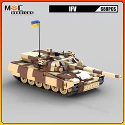 High-tech Combat Weapon T-72-120 Military Main Battle Tank MOC Builiding Blocks Armored Vehicles Toys Xmas Gifts For Kids Adults