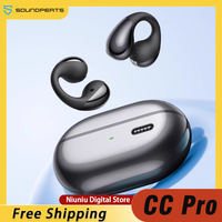 SoundPEATS CC Pro Headphones Wireless Open Fit Earclip Air Conduction Bluetooth ENC Call Noise Cancellation Comfortable Wear