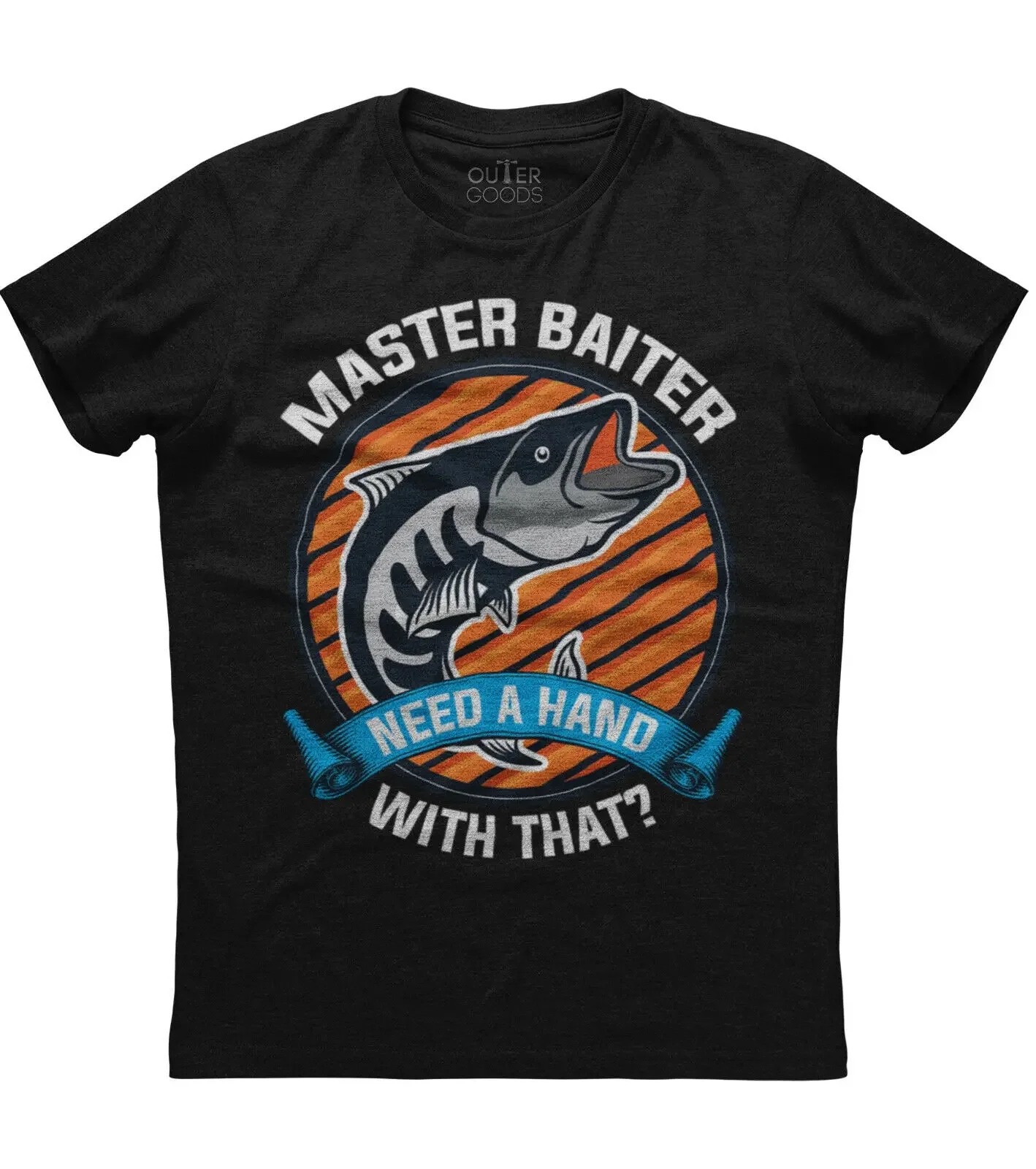 Master Baiter Need A Hand. Funny Fishing Graphic Phrase T-Shirt. Summer Cotton O-Neck Short Sleeve Mens T Shirt New S-3XL