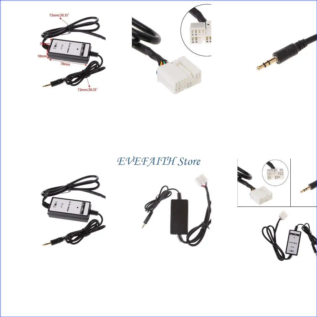 124B Car Auto Aux-in Adapter MP3 Player Radio For Civic for Odyssey