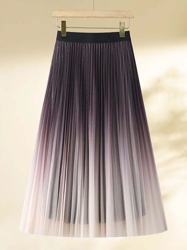 

Brown Mid-Length Skirt for Women, and Winter A-Line Slimming Bodycon Skirt