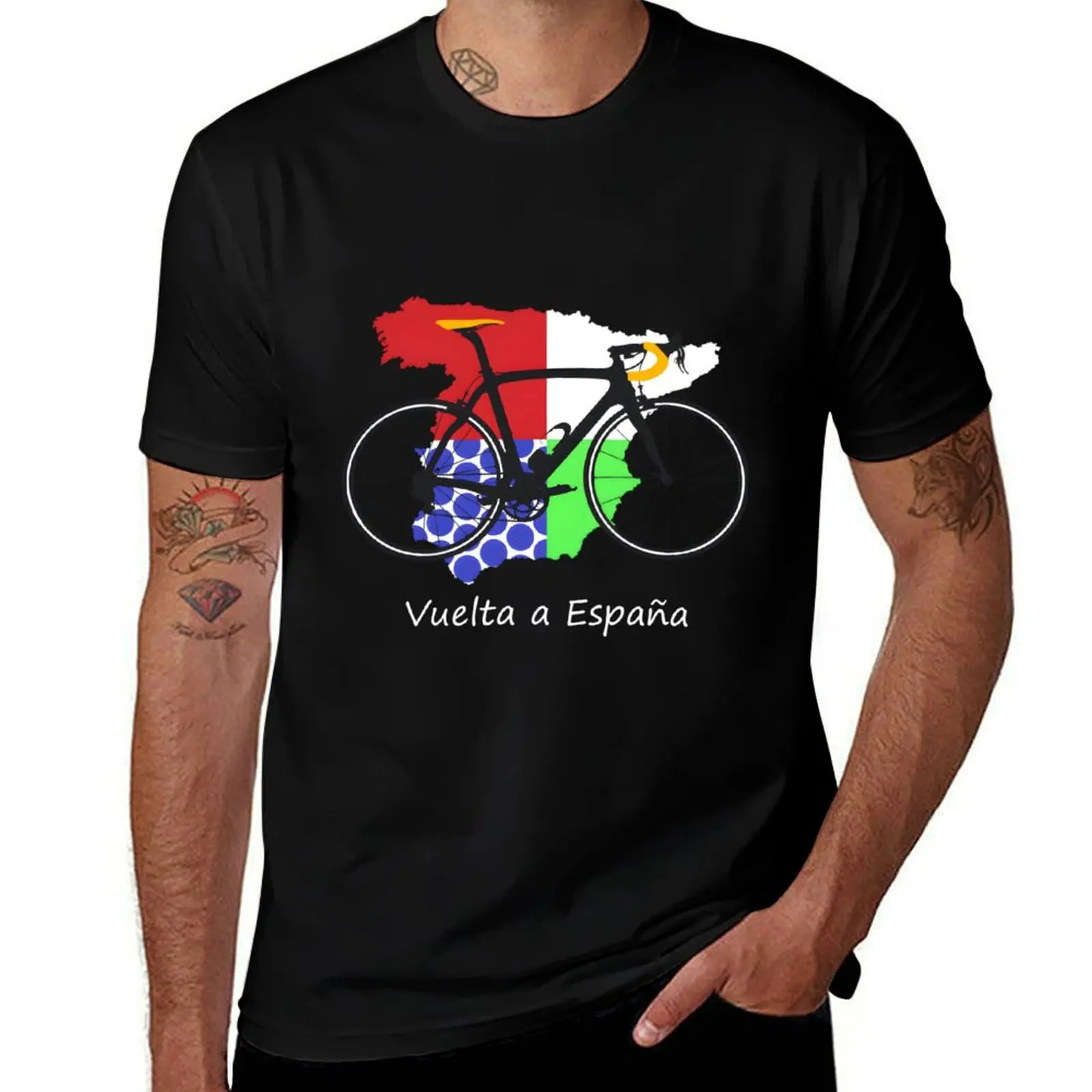 Vuelta a Espa?a T-Shirt Classic Crew Neck Cotton T-Shirt