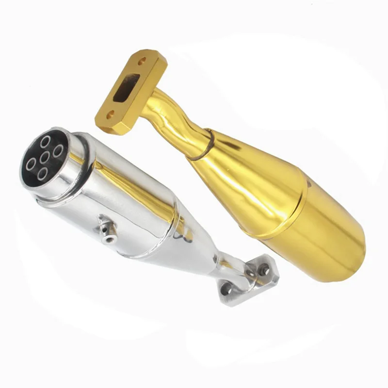 A63T-1/5 시뮬레이션 모델 자동차, 자동차, 오프로드 차량, BAJA 5B 파이브 홀 로켓, 이중 배기 파이프 15005