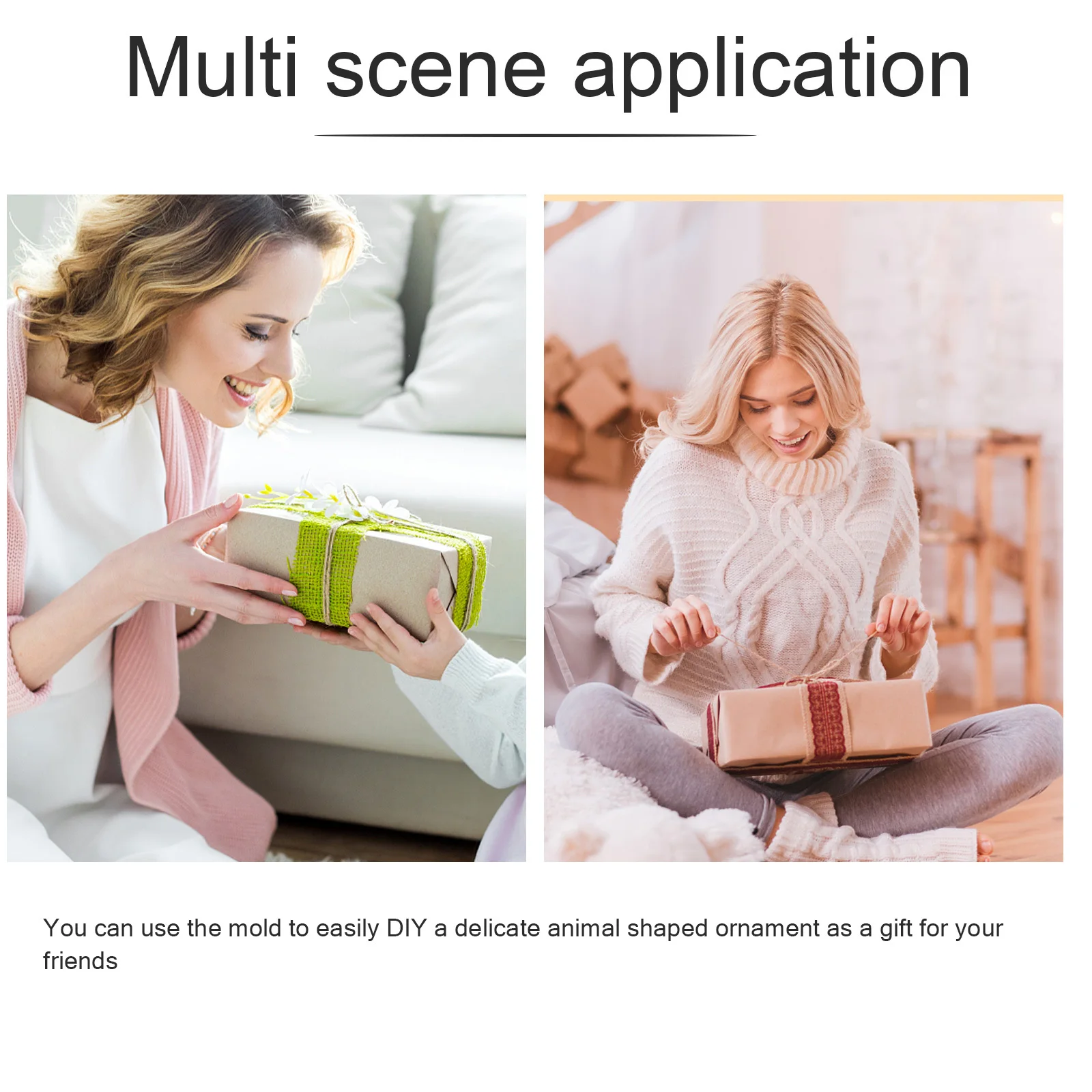 

Гибкая прочная силиконовая форма для животных, антипригарная форма для рукоделия, эпоксидная форма для литья для декора, силиконовая форма «сделай сам»