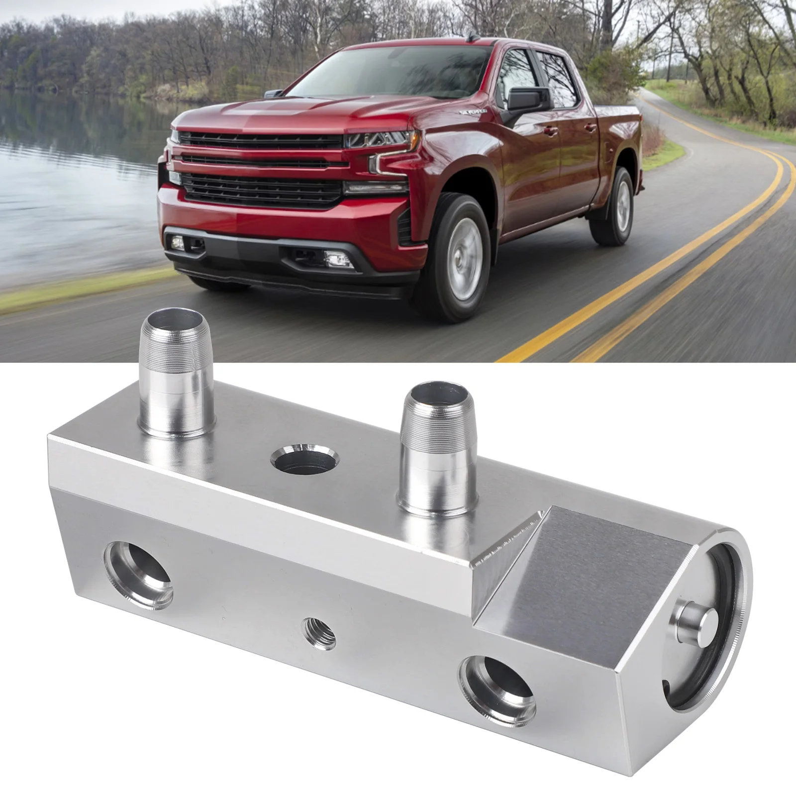 

86774933 Trans Cooler Thermal Bypass Valve Assembly For 2014 - 2020 Cadillac CT6 Chevrolet Tahoe GMC Sierra YukonAluminum Alloy