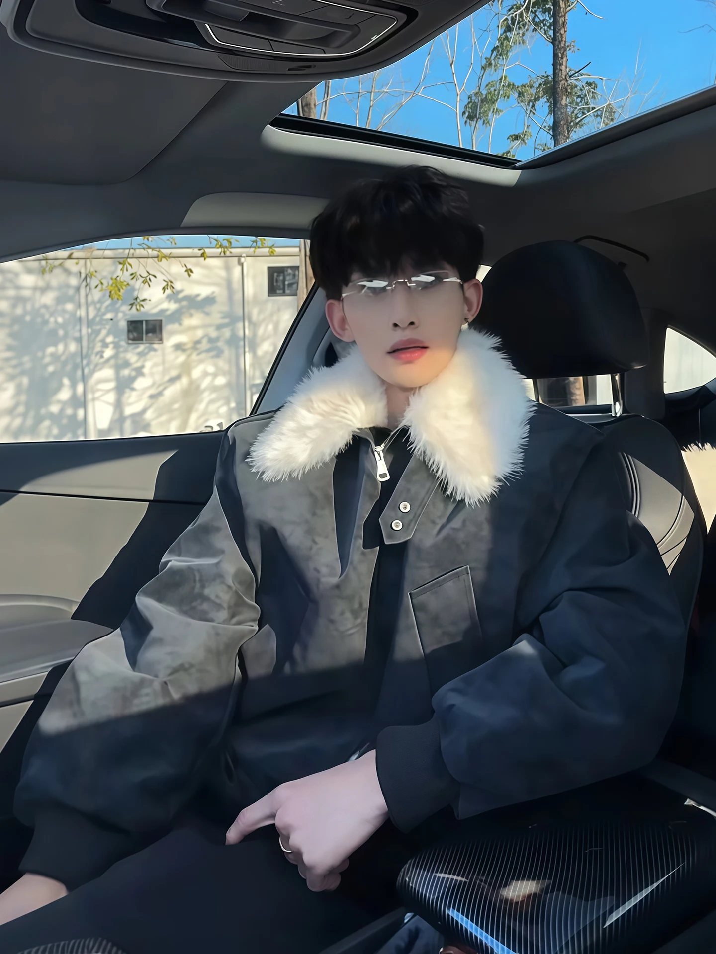 

Мотоциклетное хлопковое пальто с меховым воротником Bla из искусственной кожи, мужское зимнее пальто из американского полета Jaet Mountain Eagle Sle, теплое Thi...