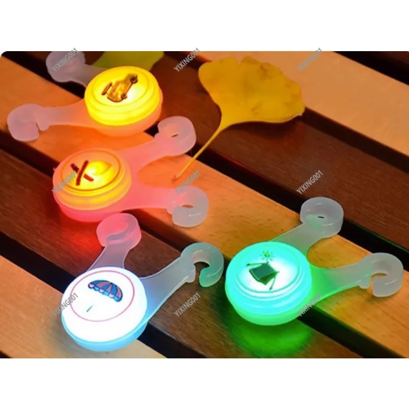 6PS  Outdoor Camping Tent Rope Warning Light - Canopy Anti-Tripping Safety Light Decorative Small Hanging Lamp