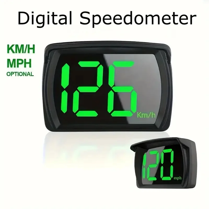 Car GPS HUD Head Up Display Universal Digital Speedometer Projector Km/h Big Font Speed Meter Displayer Auto Electronic Part