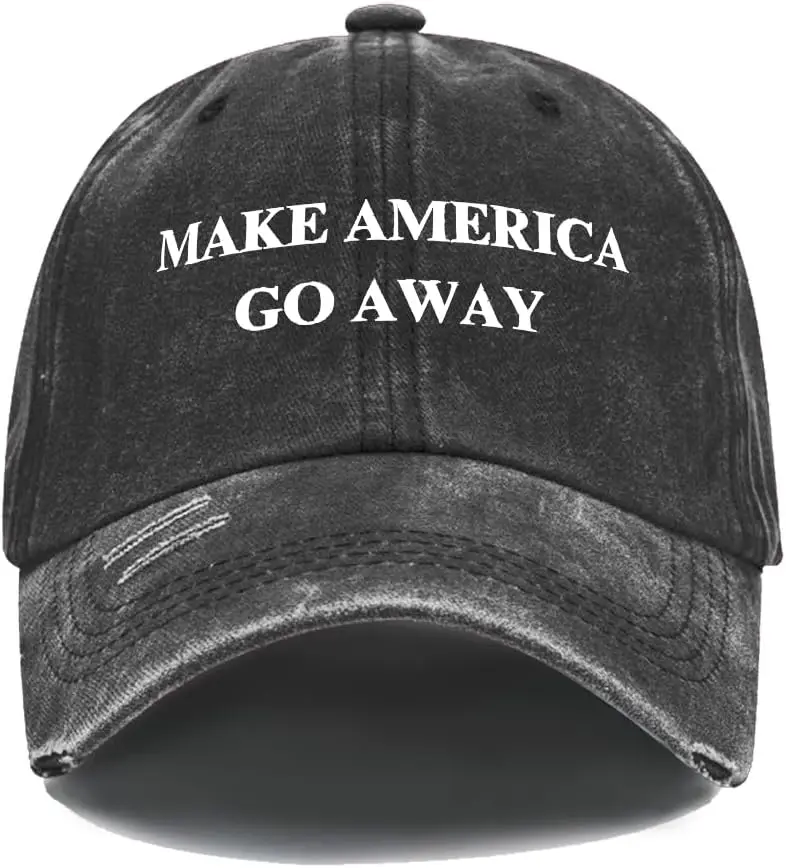 Make America Go Away Hat Classic Washed Distressed Baseball Caps