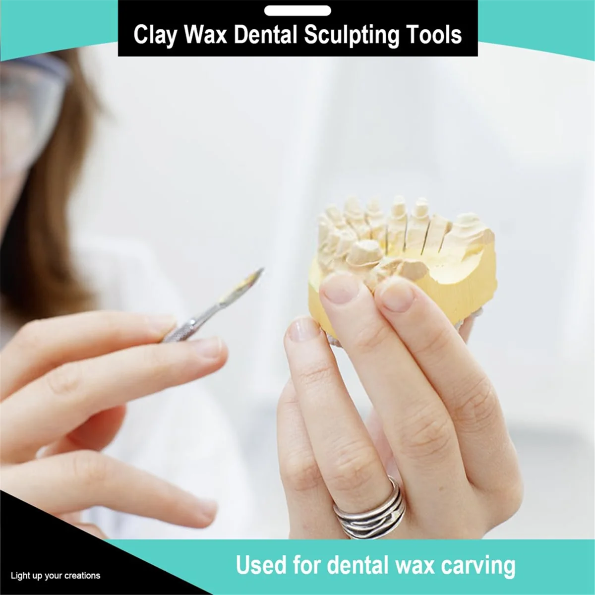 مجموعة أدوات نحت الشمع من الفولاذ المقاوم للصدأ مكونة من 12 قطعة من EULM، أدوات الصبح، أدوات النحت المزدوجة الأطراف