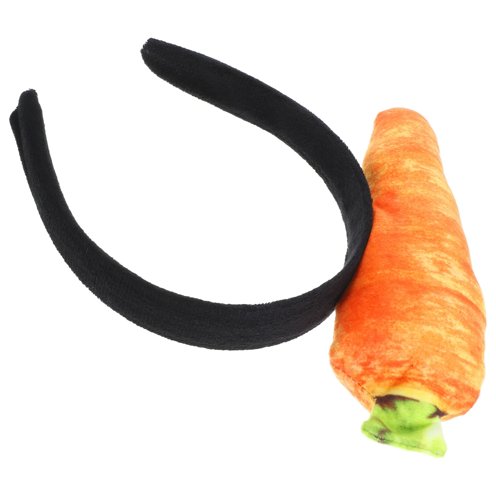 Carrot Costume Tiara Hair Bands Unique Cosplay Prop Fluffy Cute Funny Headband Child Skin Care