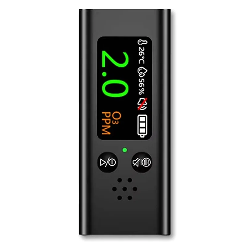 

【PRICE-DROP!】Detector O3 Gas/Temperature Humidity Tester USB Charging Air Quality Household O3 Monitor