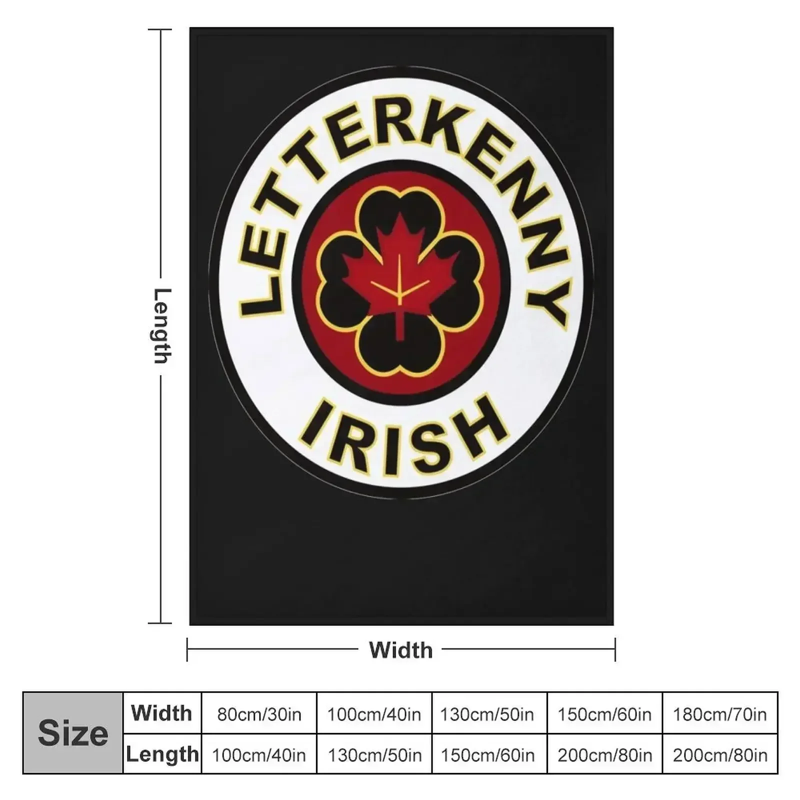 letterkenny Irish Throw Blanket couch cozy soft plush fuzzy picnic outdoor blanket
