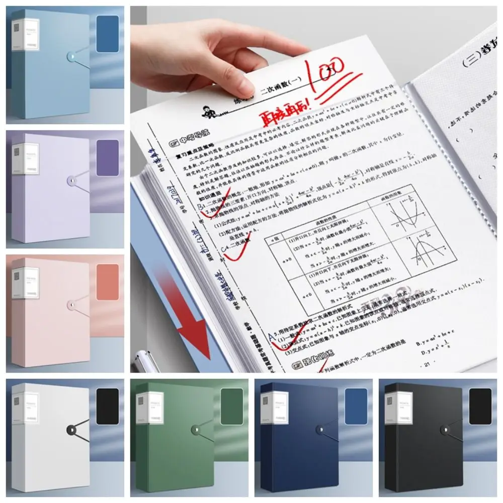 Desktop Storage A4 File Folder Multifunctional Large Capacity Document Organizer Waterproof Dustproof A4 File Organizer