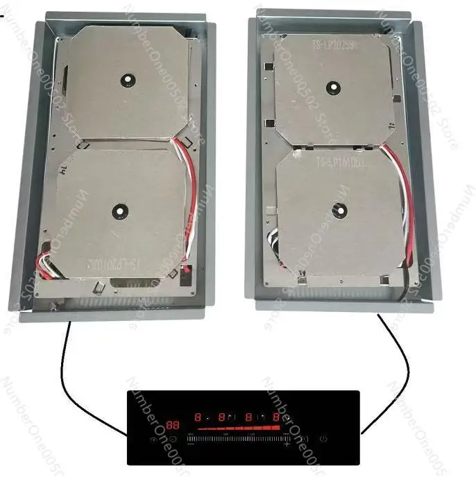 Household and commercial rock slab hidden induction cooker infrared induction multi-head stove 4