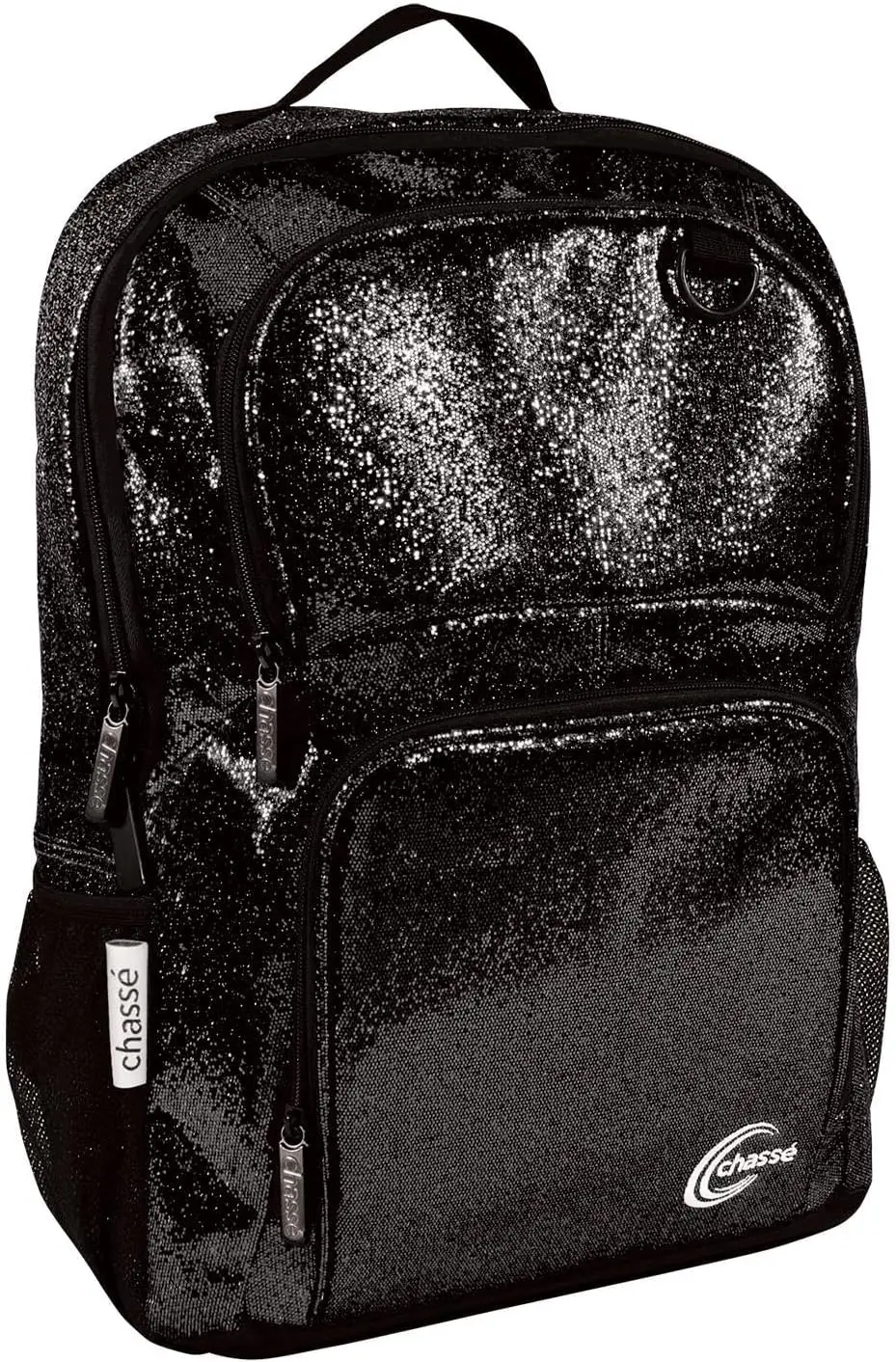

chassé Girls Glitter Cheerleading Backpack (Black)